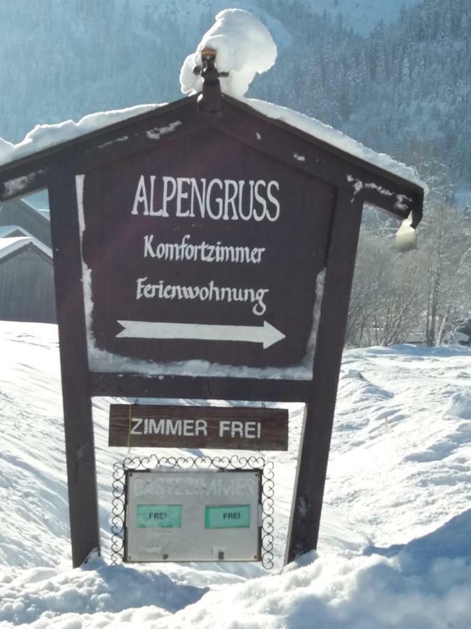 Pension Alpengruss Хайтерванг Экстерьер фото